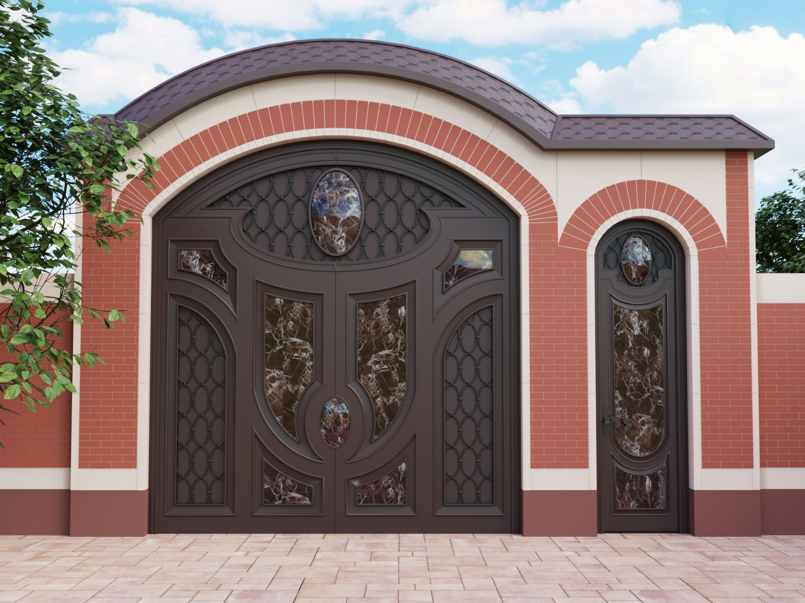 Ворота 1207 №1 фото